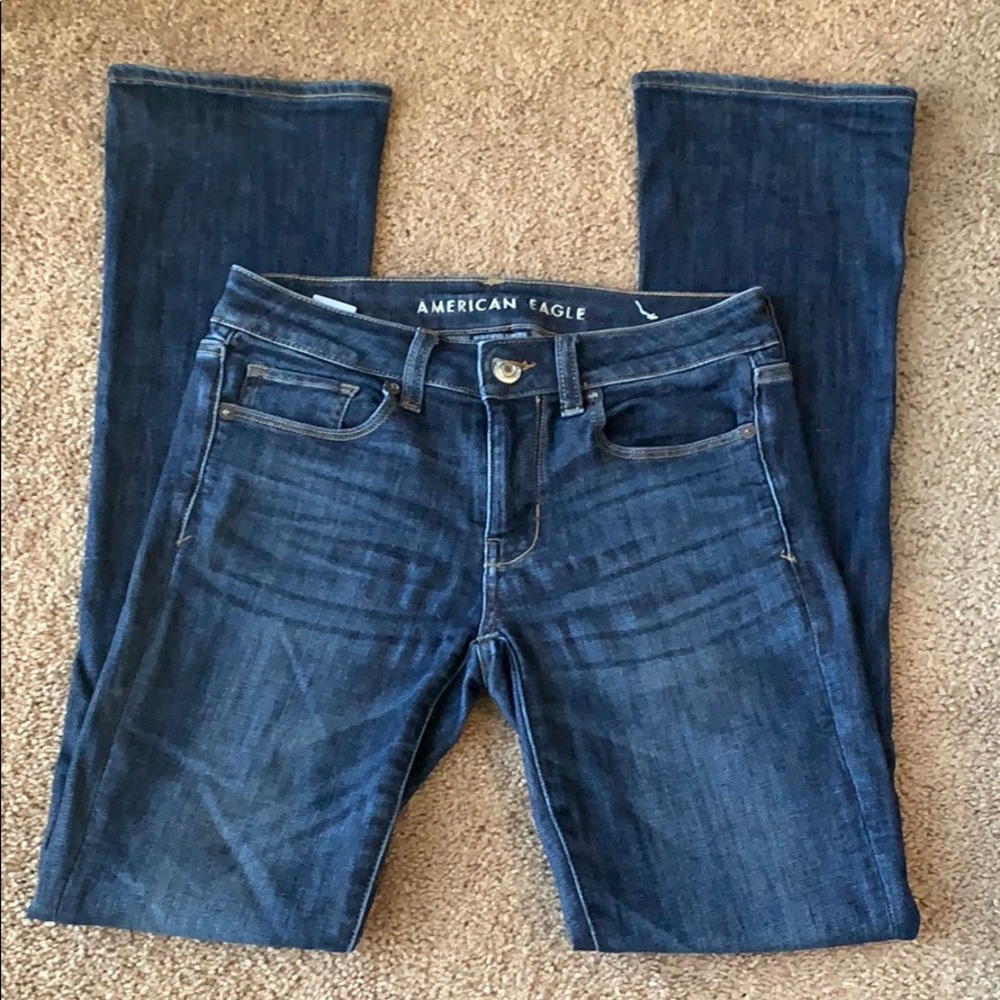 American Eagle Skinny Kick Bootcut Jeans - 6 Long